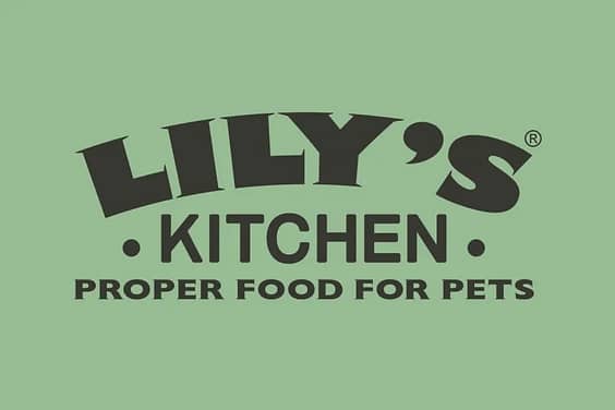 Logo Lily's kitchen sur fond de couleur